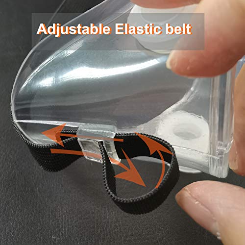 SuperMore 2PCS Anti-Fog Protective Safety Goggles Clear Lens Wid...