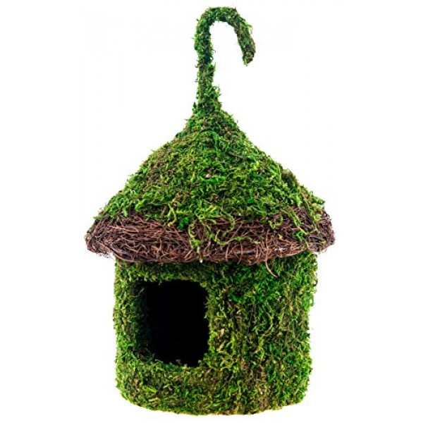 SuperMoss 56019 Bungalow Birdhouse, 6 by 7-Inch, Fresh Green