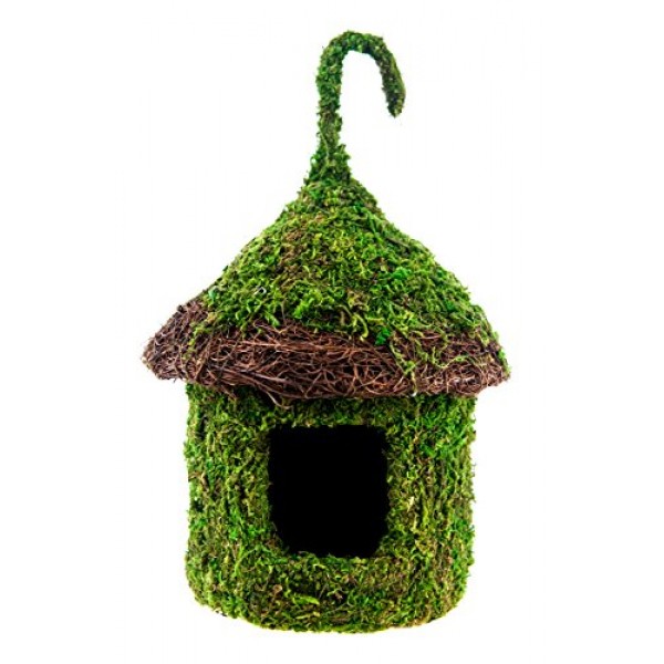 SuperMoss 56019 Bungalow Birdhouse, 6 by 7-Inch, Fresh Green