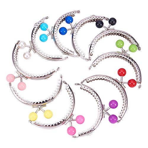 SUPERDANT 10pcs Colored Ball Metal Arch Frame Coin Purse Bag Kiss ...