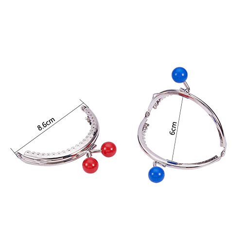SUPERDANT 10pcs Colored Ball Metal Arch Frame Coin Purse Bag Kiss ...