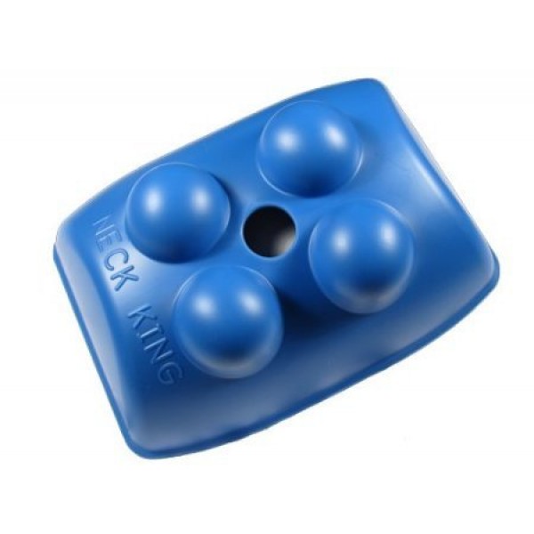 Neck King - Hands-free Self Massage Tool for the Neck and Back Blue