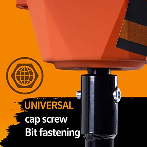 SuperHandy Earth Auger Power Head w/Steel 6x30 Bit Ultra Duty Ec...