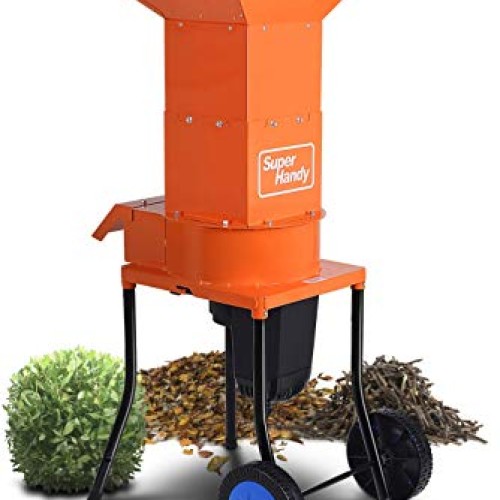 SuperHandy Leaf Mulcher Shredder Electric Green and Waste Manageme...