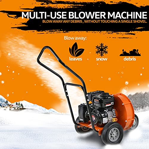 SuperHandy Leaf-SNOW Blower Wheeled Walk Behind Jet Sweep Manual P...