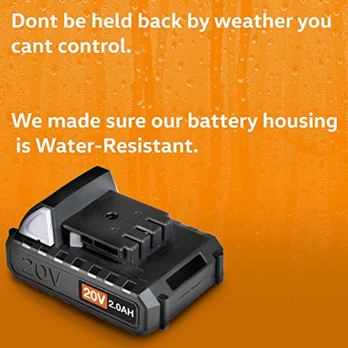 SuperHandy Lithium Ion Rechargeable Battery Replacement 20V DC 2Ah...