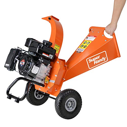 SuperHandy Mini Wood Chipper Shredder Mulcher Heavy Duty 7HP 212cc...