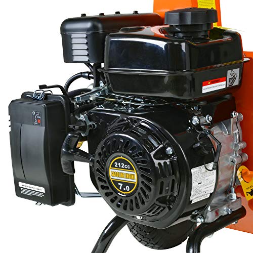SuperHandy Mini Wood Chipper Shredder Mulcher Heavy Duty 7HP 212cc...