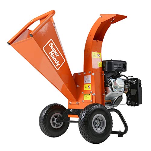 SuperHandy Mini Wood Chipper Shredder Mulcher Heavy Duty 7HP 212cc...