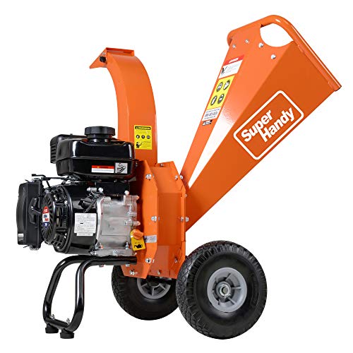 SuperHandy Mini Wood Chipper Shredder Mulcher Heavy Duty 7HP 212cc...