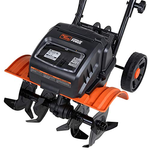 SuperHandy Tiller Cultivator Rototiller Electric Portable 40V 14 ...