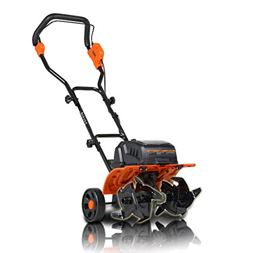 SuperHandy Tiller Cultivator Rototiller Electric Portable 40V 14 ...