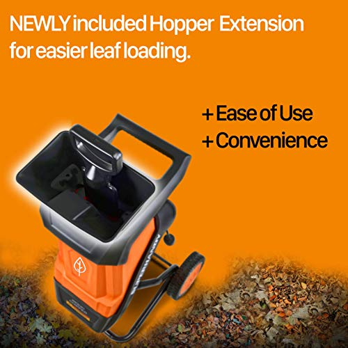 SuperHandy Wood Chipper Shredder Electric 1.5 39mm Max Wood Cap...