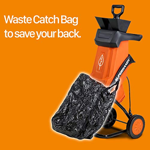 SuperHandy Wood Chipper Shredder Electric 1.5 39mm Max Wood Cap...