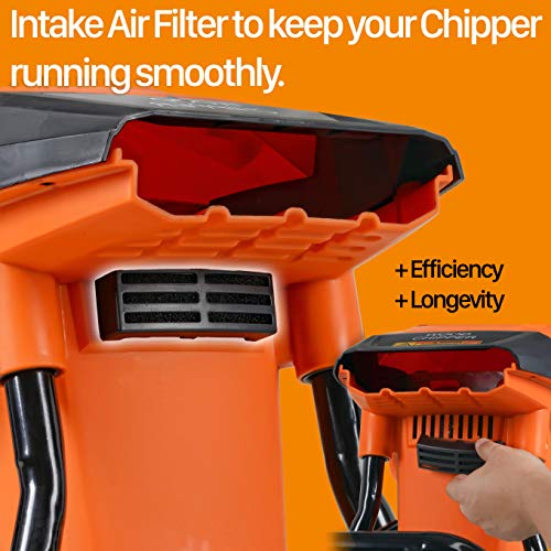 SuperHandy Wood Chipper Shredder Electric 1.5 39mm Max Wood Cap...