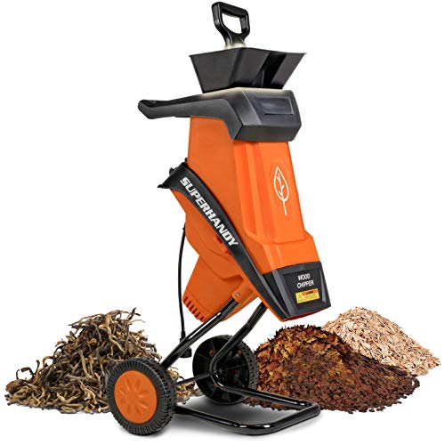 SuperHandy Wood Chipper Shredder Electric 1.5 39mm Max Wood Cap...