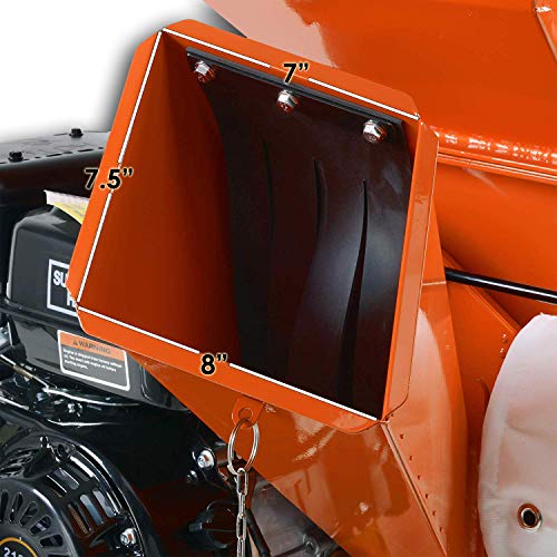 SuperHandy Wood Chipper Shredder Mulcher Ultra Heavy Duty 7HP 212c...