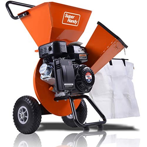 SuperHandy Wood Chipper Shredder Mulcher Ultra Heavy Duty 7HP 212c...