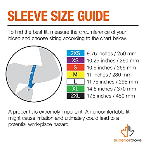 KTAG1T18T TenActivTM Grey Stay-Cool Cut-Resistant Sleeve 18 Lengt...