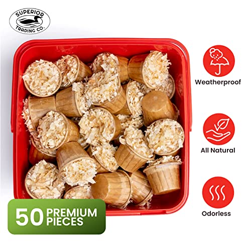 Superior Trading Fire Starter Pods in Plastic Bucket - Fire Starte...