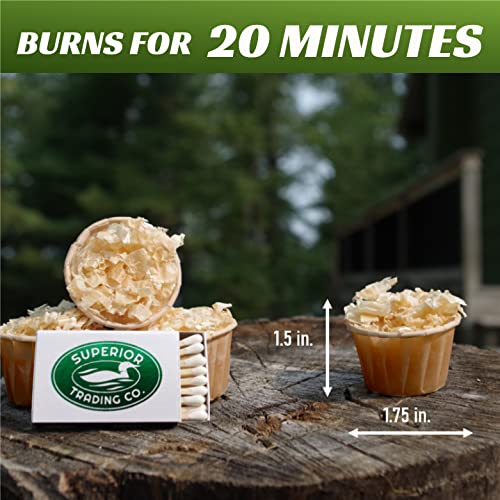Superior Trading Fire Starter Pods in Plastic Bucket - Fire Starte...