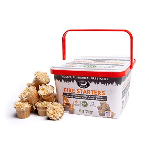 Superior Trading Fire Starter Pods in Plastic Bucket - Fire Starte...