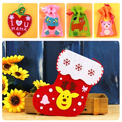 Superise Felt Fabric Sheets 40PCS Felt Fabric Sheets Patchwork Sew...