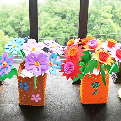 Superise Felt Fabric Sheets 40PCS Felt Fabric Sheets Patchwork Sew...