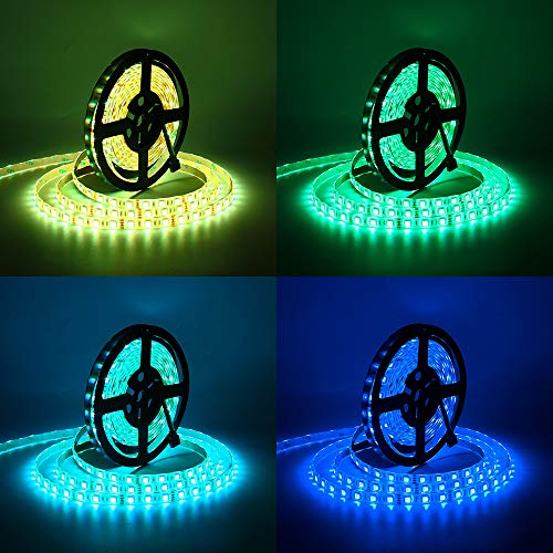 SUPERNIGHT LED Strip Lights, 16.4FT 5M SMD 5050 Waterproof 300LEDs...