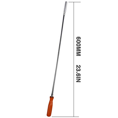 SUPERYO 23.6” 8LB Flexible Magnetic Pickup Tool Bendable Retrieve ...