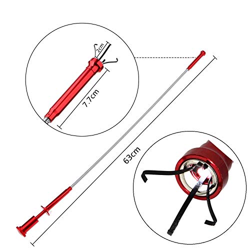 SUPERYO Magnetic Claw Pick-Up Tool Lighted Flexible Claw Grabber f...