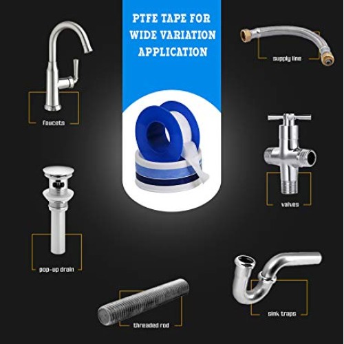 SUPPLY GIANT I34 812 PTFE Thread Seal Tape for Plumbers 3/4 Inch x...