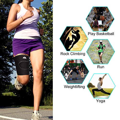supregear Thigh Brace Support, Adjustable Thigh Compression Sleeve...