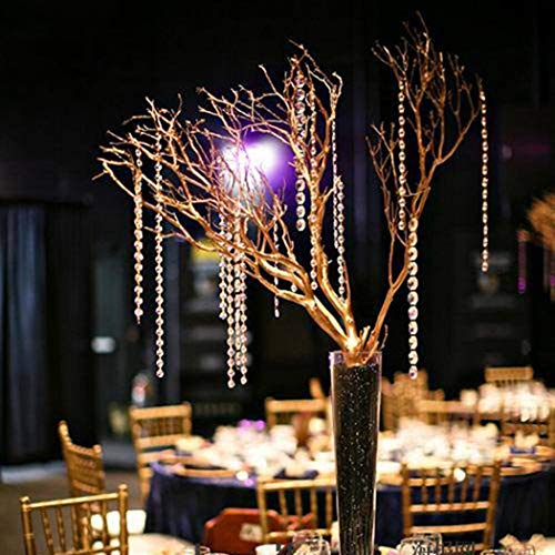 SUPRIQLO 1 Pack Beads Octagonal Crystal Beads Window Door Curtains...