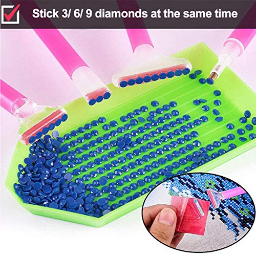 22 Pieces 5D Diamonds Painting Tools and Accessories Kits with Dia...