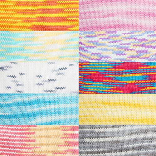SUPVOX 10pcs Milk Cotton Yarn Milk Wool Hand-Woven Crochet Knittin...