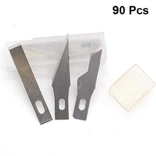 SUPVOX Exacto Knife Blades Steel Hobby Knife Blades Exacto Art Bla...