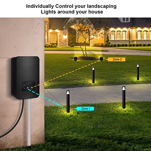 Suraielec 200W Smart Low Voltage Transformer, Schedule and Timer, ...