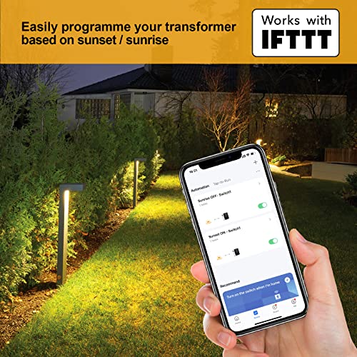 Suraielec 200W Smart Low Voltage Transformer, Schedule and Timer, ...