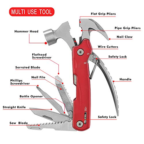 SurgeHai 12-IN-1 Portable Multipurpose Multitool Multifunctional P...