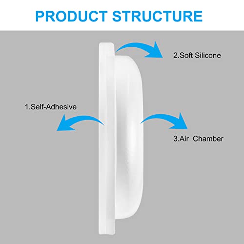 SURMAP Eyeglass Nose Pads, Soft Silicone Adhesive Glasses Nose Pad...