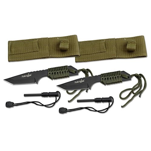 Survivor HK-106320-2 HK-106320 Series Fixed Blade Outdoor Knife, T...