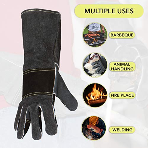 Welding Gloves Medium, Kevlar Sewn Welders Gloves stick, mig, tig ...