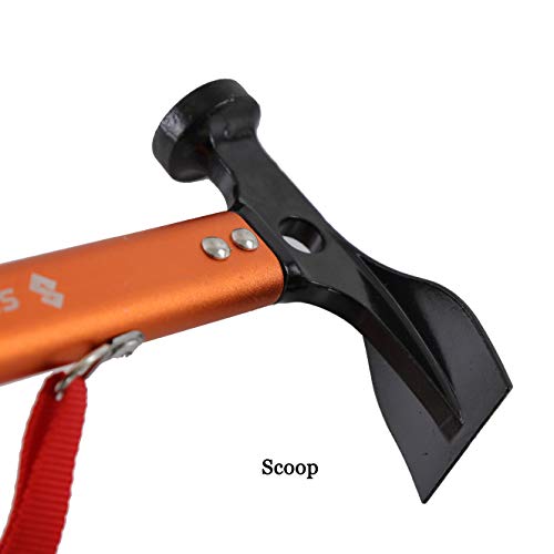 Sutekus Peg Hammer Tent Stake Hammer Wedge Hammer Camping Hammer L...