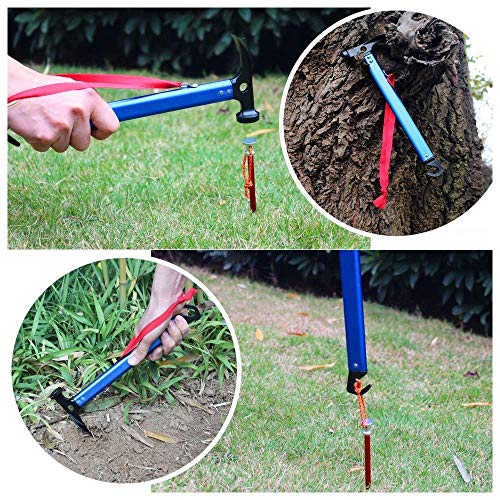 Sutekus Peg Hammer Tent Stake Hammer Wedge Hammer Camping Hammer L...