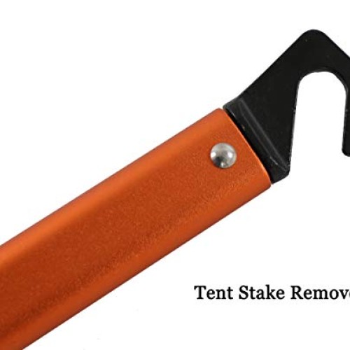 Sutekus Peg Hammer Tent Stake Hammer Wedge Hammer Camping Hammer L...