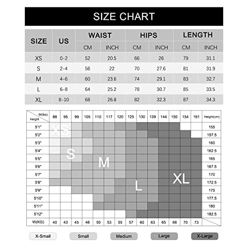 SUUKSESS Women Ribbed Seamless Leggings High Waisted Tummy Control...