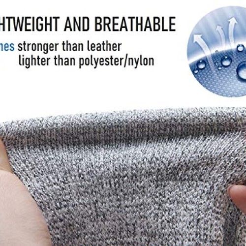 SUYAMI 2 Pairs Arm Protection Sleeves, Cut Resistant Sleeves Level...