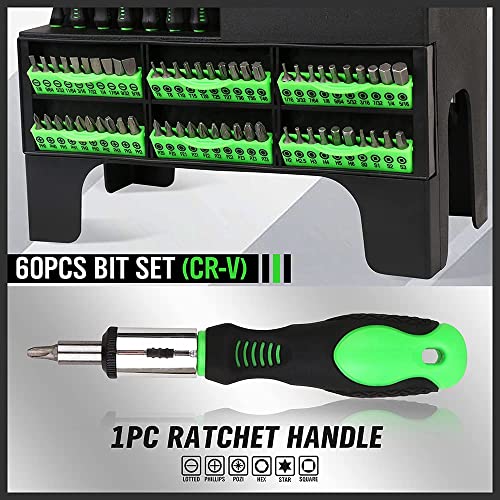 SWANLAKE 118PCS Magnetic Screwdrivers Set With Plastic Ranking,Too...