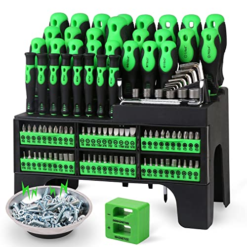 SWANLAKE 118PCS Magnetic Screwdrivers Set With Plastic Ranking,Too...